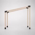 Sloped Roof Pergola Kit for 4x4 Wood Posts