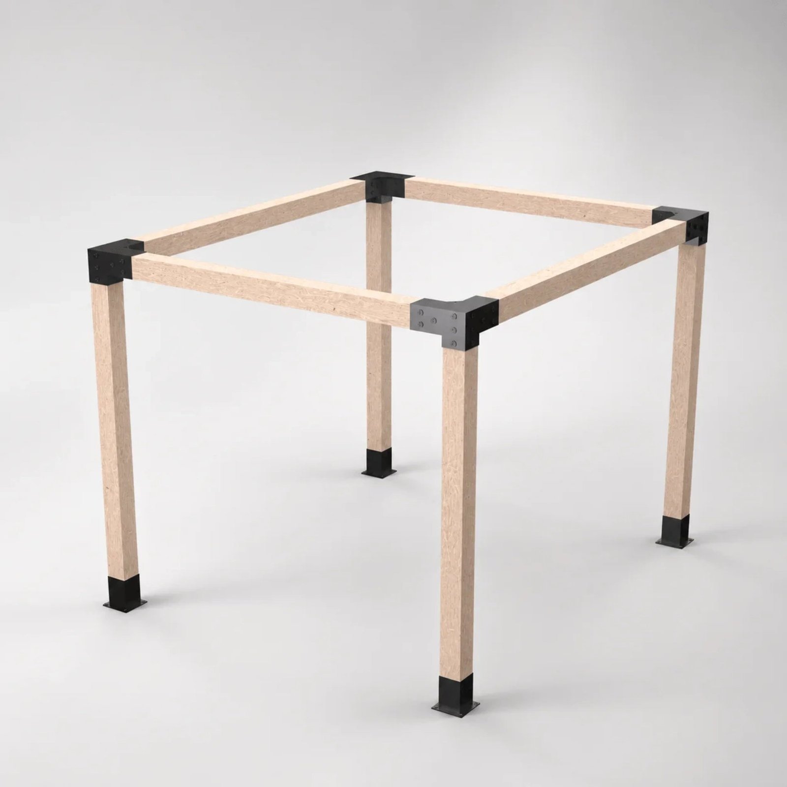 6x6-pergola-bracket-kit-frame-2.jpg Any Size Pergola Kit for 6x6 Wood Posts - Image 1