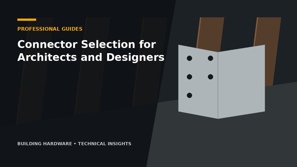 Connector Selection for Architects and Designers