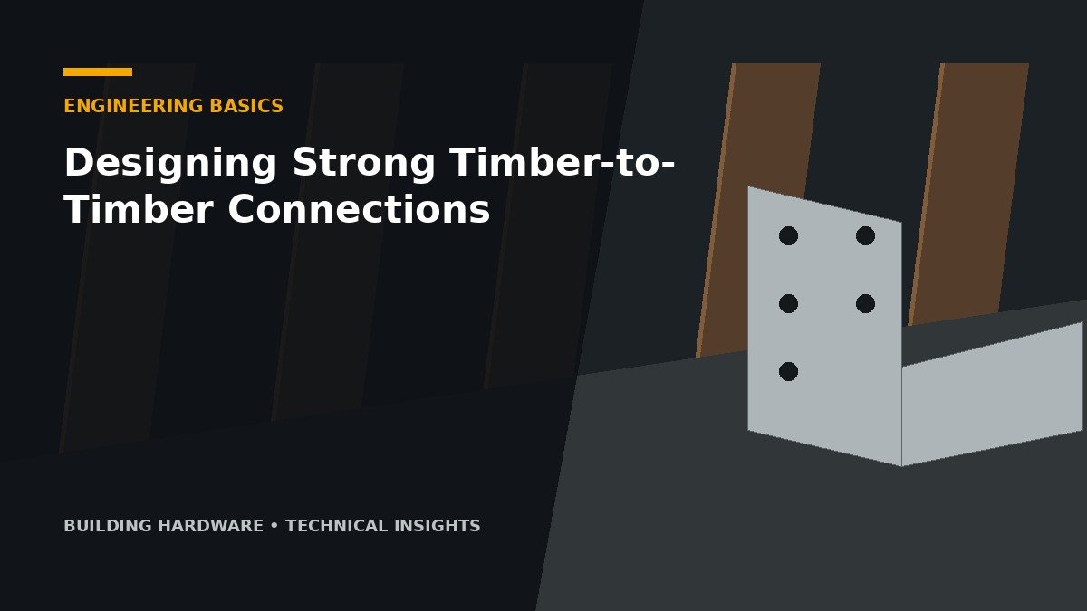 Designing Strong Timber-to-Timber Connections