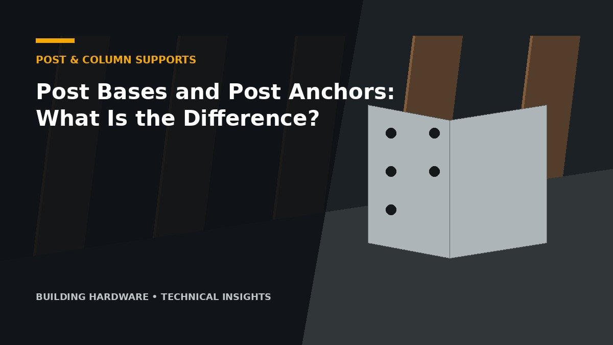 Post Bases and Post Anchors: What Is the Difference?