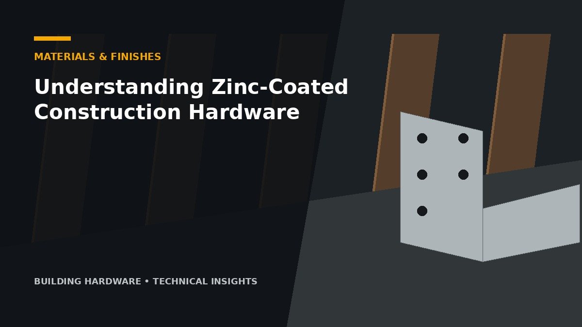 Understanding Zinc-Coated Construction Hardware